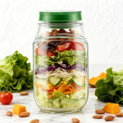 Portable Salad Jar Container